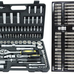 Zestaw Klucze Nasadowe 94el + Bity Torx Hex SPLINE 40el YATO