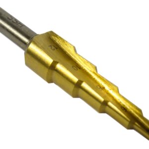Wiertło stożkowe stopniowe tytanowe HSS 4-12 mm (wiertła) FALON-TECH