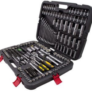 Zestaw klucze nasadowe + płasko-oczkowe + TORX 216 sztuk MASTIFF