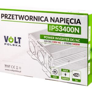 Przetwornica napięcia prądu IPS-3400N (12V/230V/3400W) VOLT POLSKA