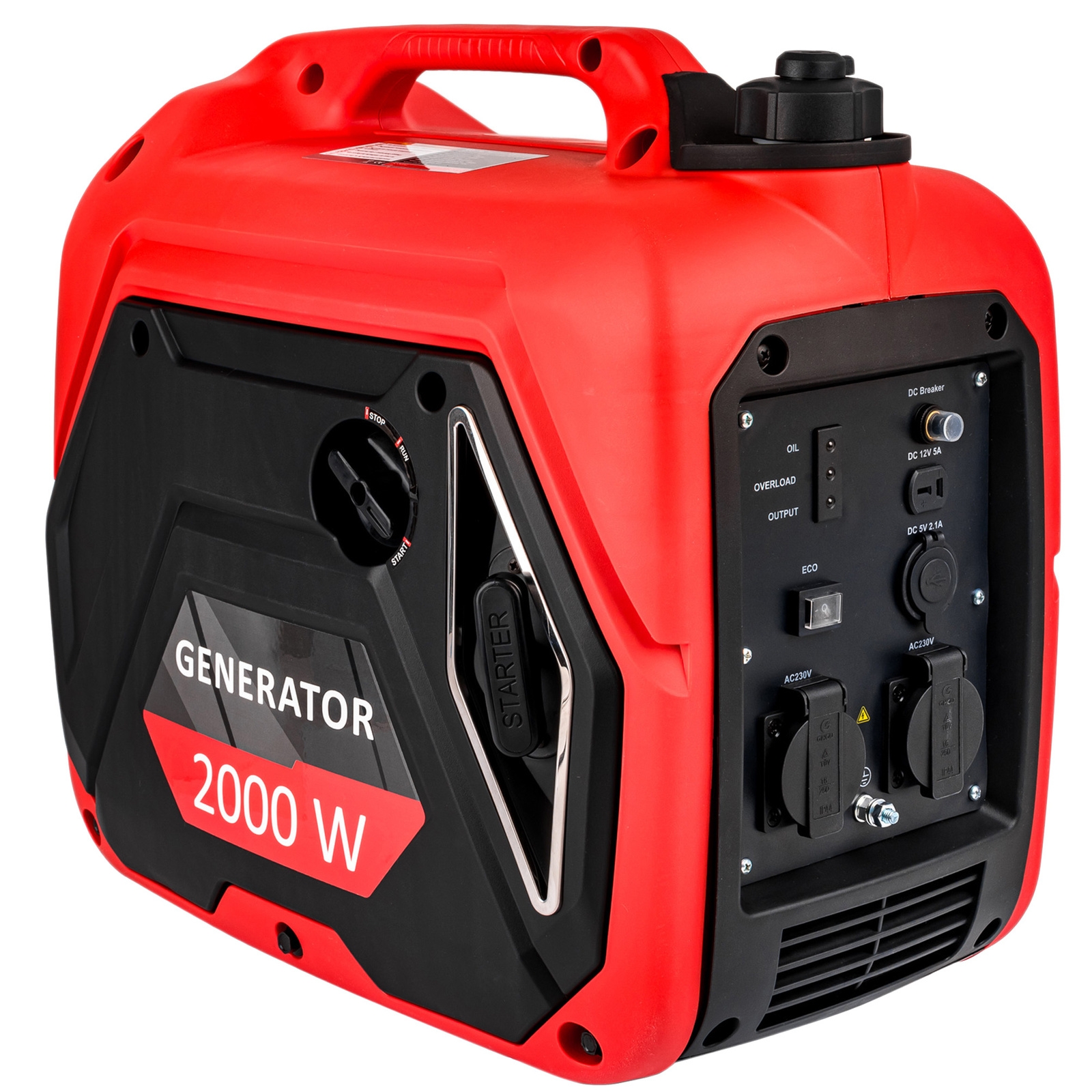 Agregat prądotwórczy inwertorowy cichy generator prądu 2000w 3km VOLT POLSKA - obrazek 2