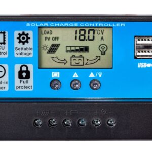 Regulator napięcia paneli ładowania solarnych PWM 12V/24V 40A LCD VOLT POLSKA