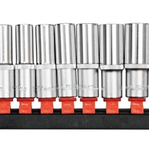 Nasadki udarowe klucze nasadowe długie 1/2" 10-24 mm zestaw 10el YT-38861 YATO