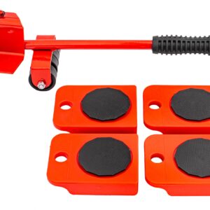Zestaw rolki do transportu przesuwania mebli 150kg 5el FALON-TECH