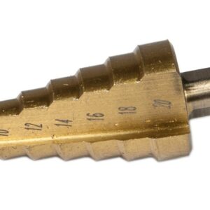 Wiertło stożkowe stopniowe tytanowe HSS 4-20 mm (wiertła) FALON-TECH