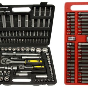Zestaw Klucze Nasadowe 108el + Bity Torx Hex SPLINE 40el CRV