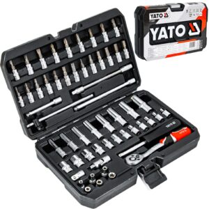 Zestaw kluczy nasadowych bity 56el YT-14501 YATO