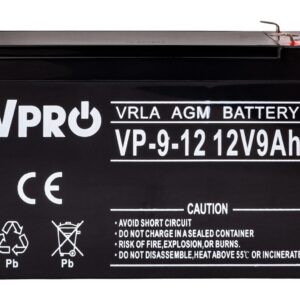 Akumulator AGM VRLA V-PRO 12V 9Ah Bezobsługowy VOLT POLSKA