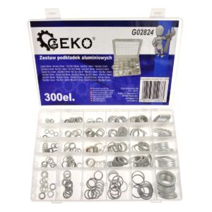 Zestaw podkładek aluminiowych 300el podkładki aluminiowe GEKO