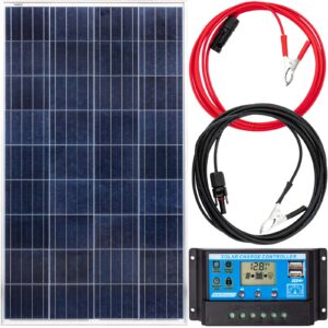 Zestaw solarny/ fotowoltaiczny 140W 12V (panel solarny 140W, regulator napięcia 10A) VOLT POLSKA
