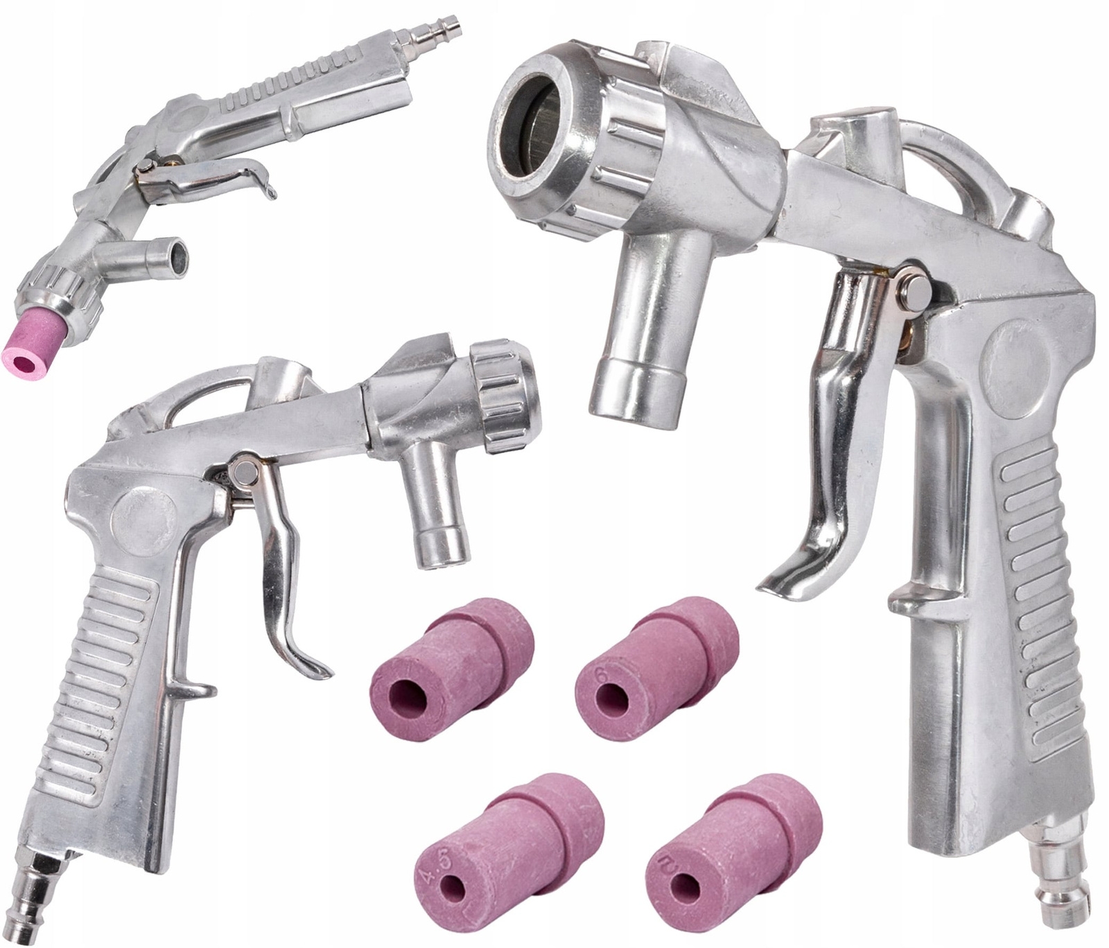 Pistolet do piaskowania + 4 dysze 4-7mm GEKO
