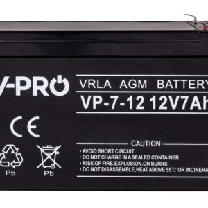Akumulator AGM VRLA V-PRO 12V 7Ah Bezobsługowy VOLT POLSKA