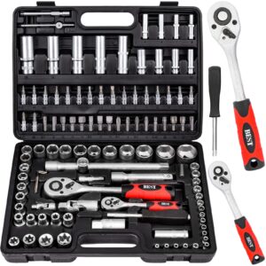 Zestaw narzędziowy klucze nasadowe bity torx 109 szt SILVER