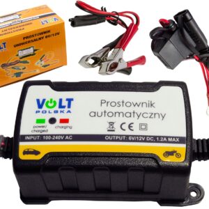 Prostownik ładowarka do akumulatora 6-12V 1.2A AUTO VOLT POLSKA