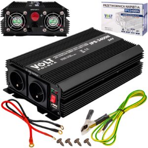 Przetwornica napięcia prądu IPS-3400N (24V/230V/3400W) VOLT POLSKA