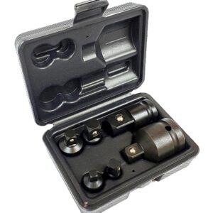 Redukcje udarowe adapter na klucz 6 szt. SILVER